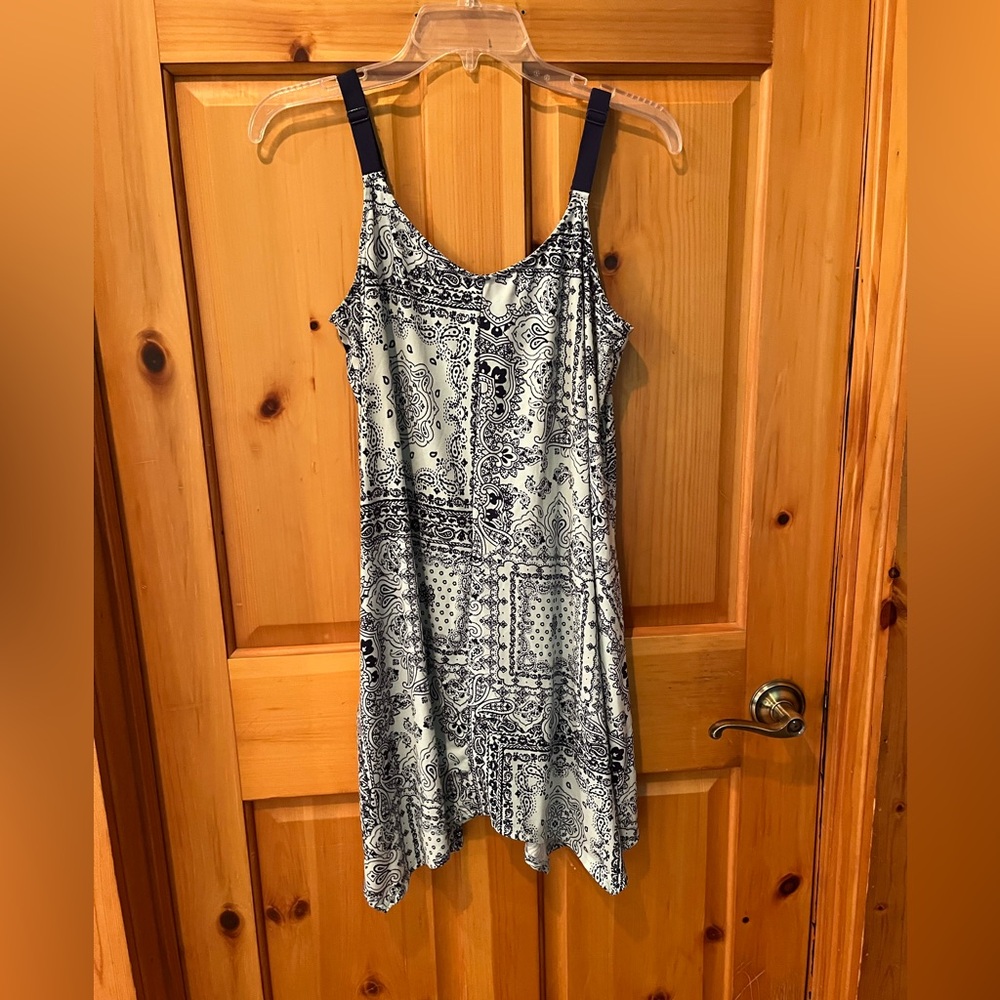 Apt 9 sleep chemise aqua and navy